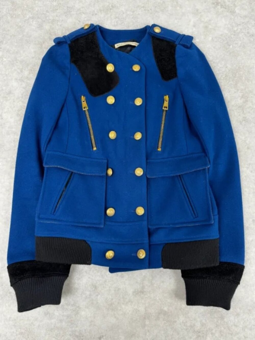 AW2007 Balenciaga Blue Royal Jacket By Nicolas Ghesquière